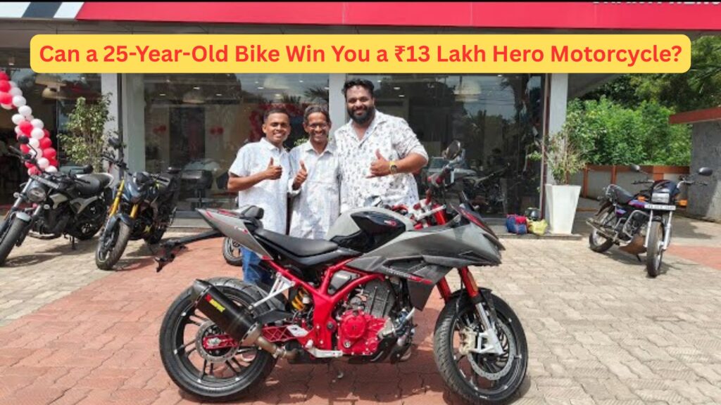 Can a 25-Year-Old Bike Win You a ₹13 Lakh Hero Motorcycle?